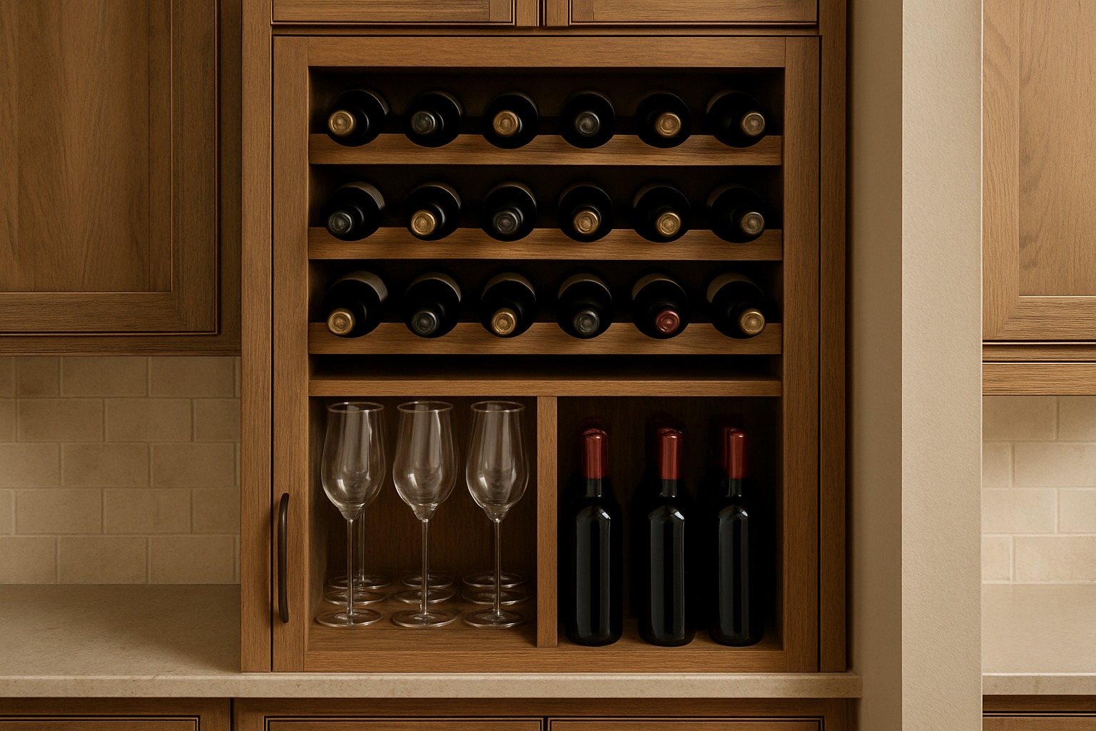 Cabinet Wine Storage: Integrating Style with Function