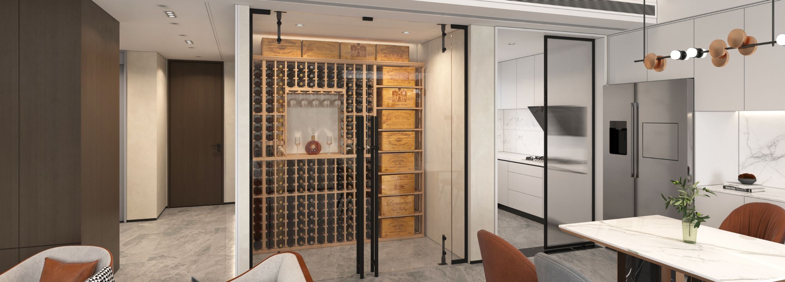 Genuwine Cellars Glass Door Design for blog post 5 Advice How to Select the Right Wine Cellar Door