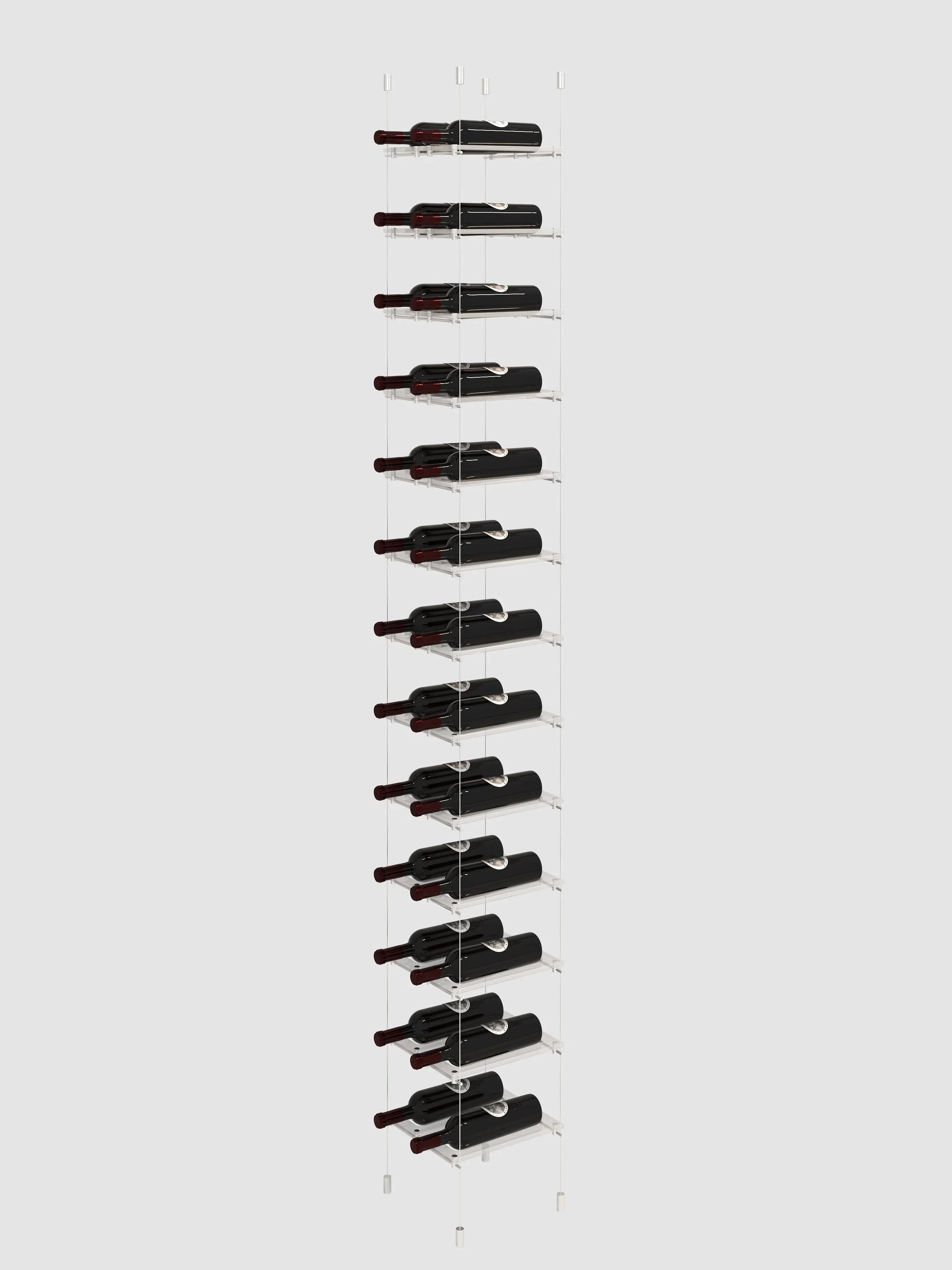 Lumina Cable Wine - Silver 6'6" / Double Genuwine Cellars