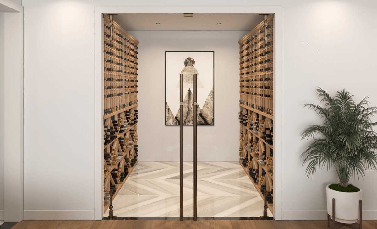 eight clolumn modular wine rack by Genuwine Cellars Reserve