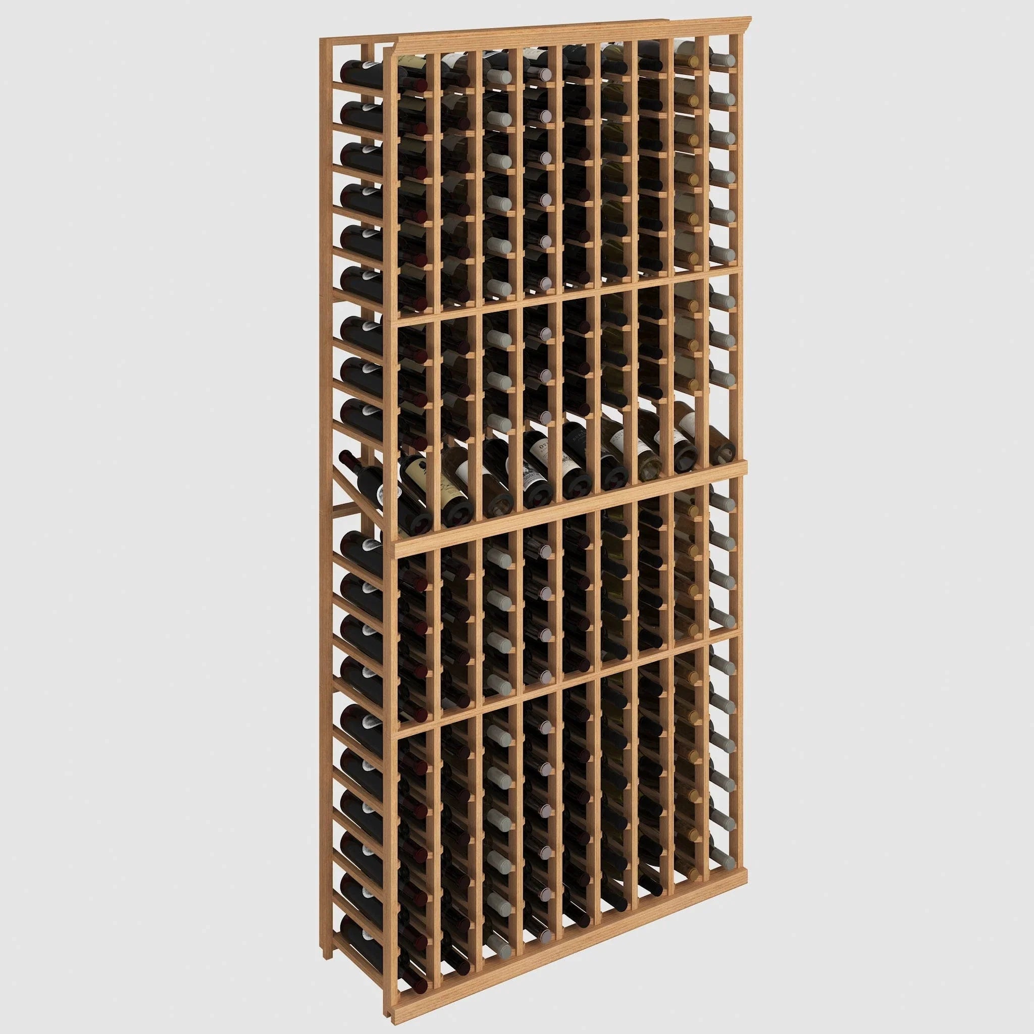 Elite Kit Rack Column Modular Wine Rack 60 / Mahogany-120 / Mahogany-180 / Mahogany Genuwine Cellars Reserve