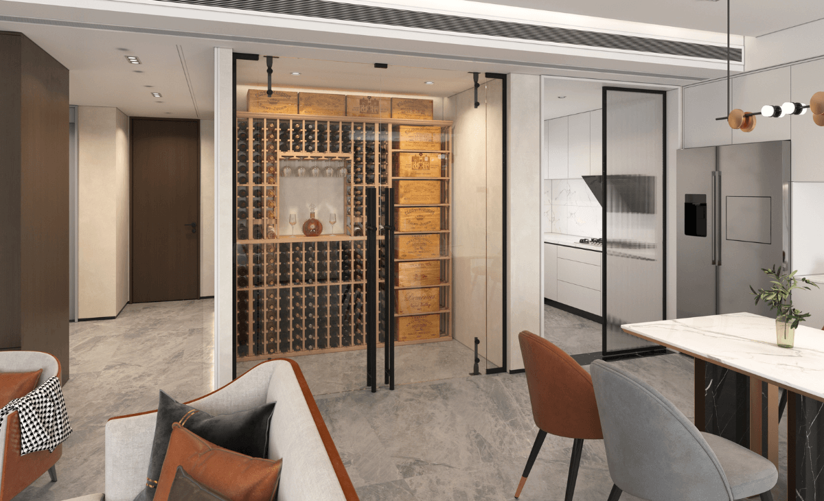wine cellar tasting display rack - Genuwine Cellars Reserve