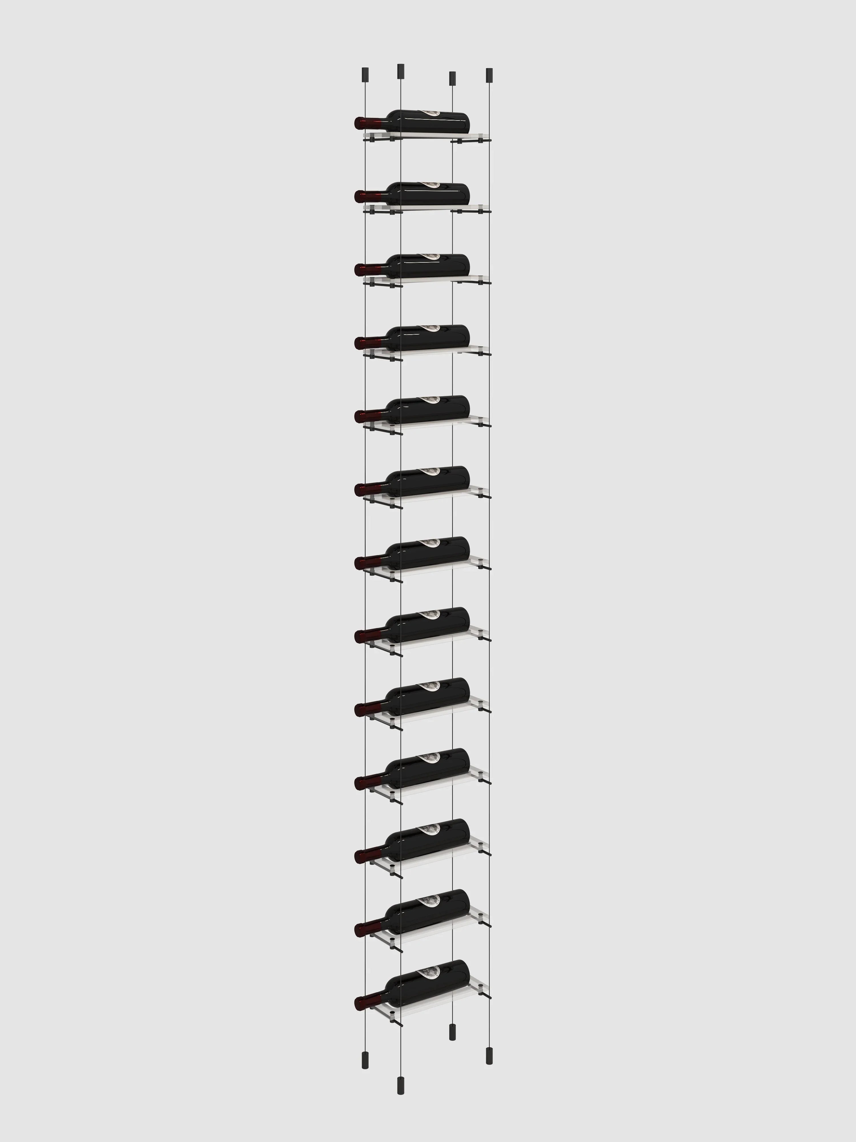 Lumina Cable Wine - Black Single / 6'-Single / 6'6"-Single / 7'-Single / 7'6"-Single / 8' Genuwine Cellars Reserve