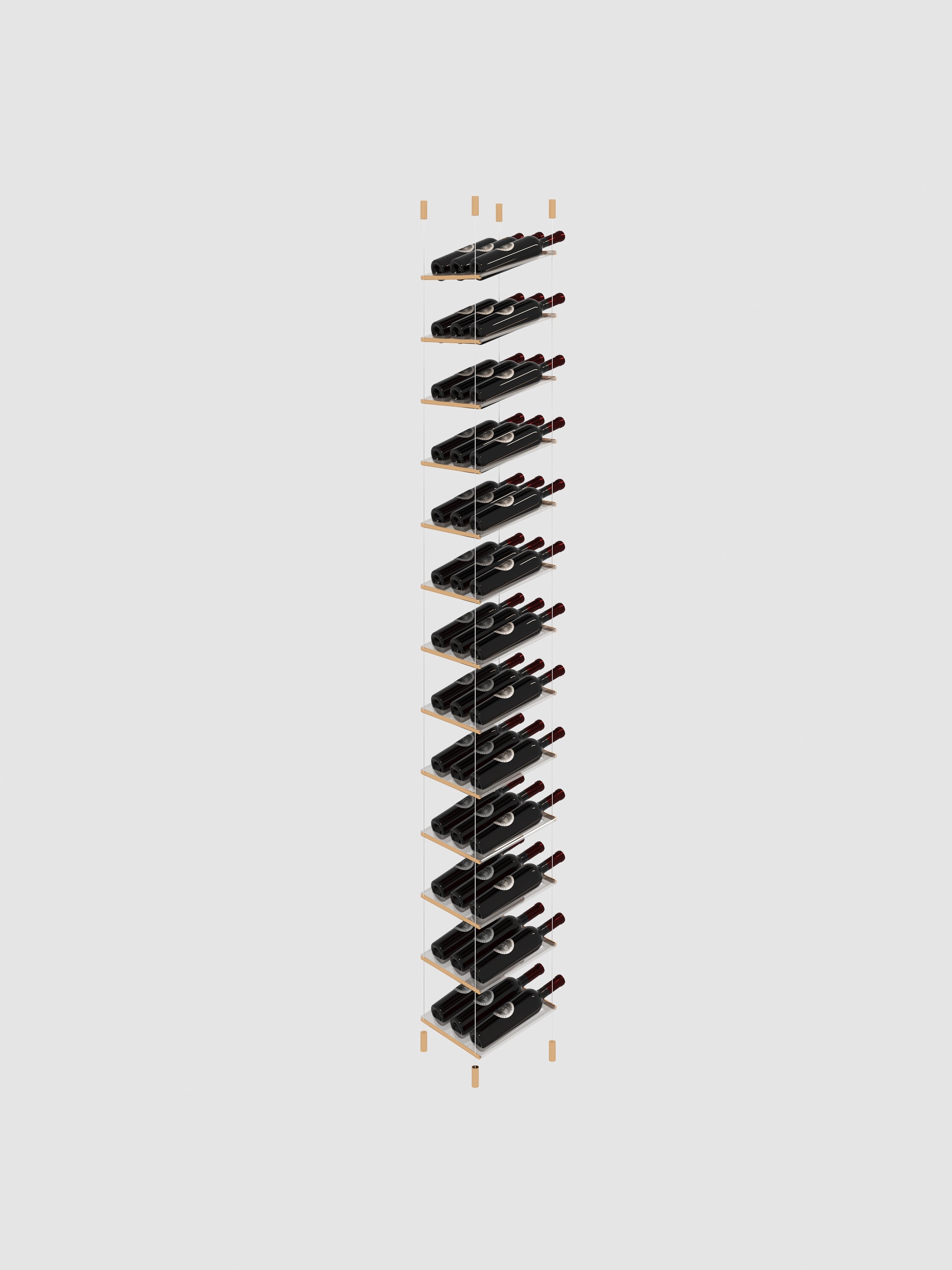 Lumina Cable Wine Display - Gold