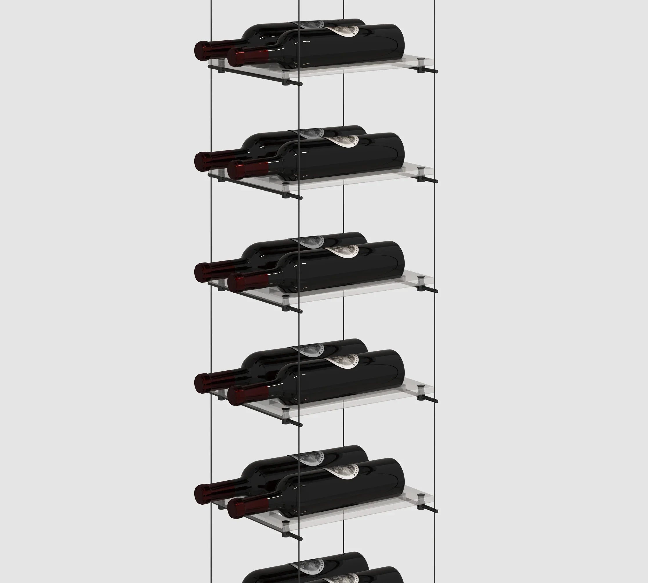 Lumina Cable Wine - Black Single / 6'-Single / 6'6"-Single / 7'-Single / 7'6"-Single / 8' Genuwine Cellars Reserve