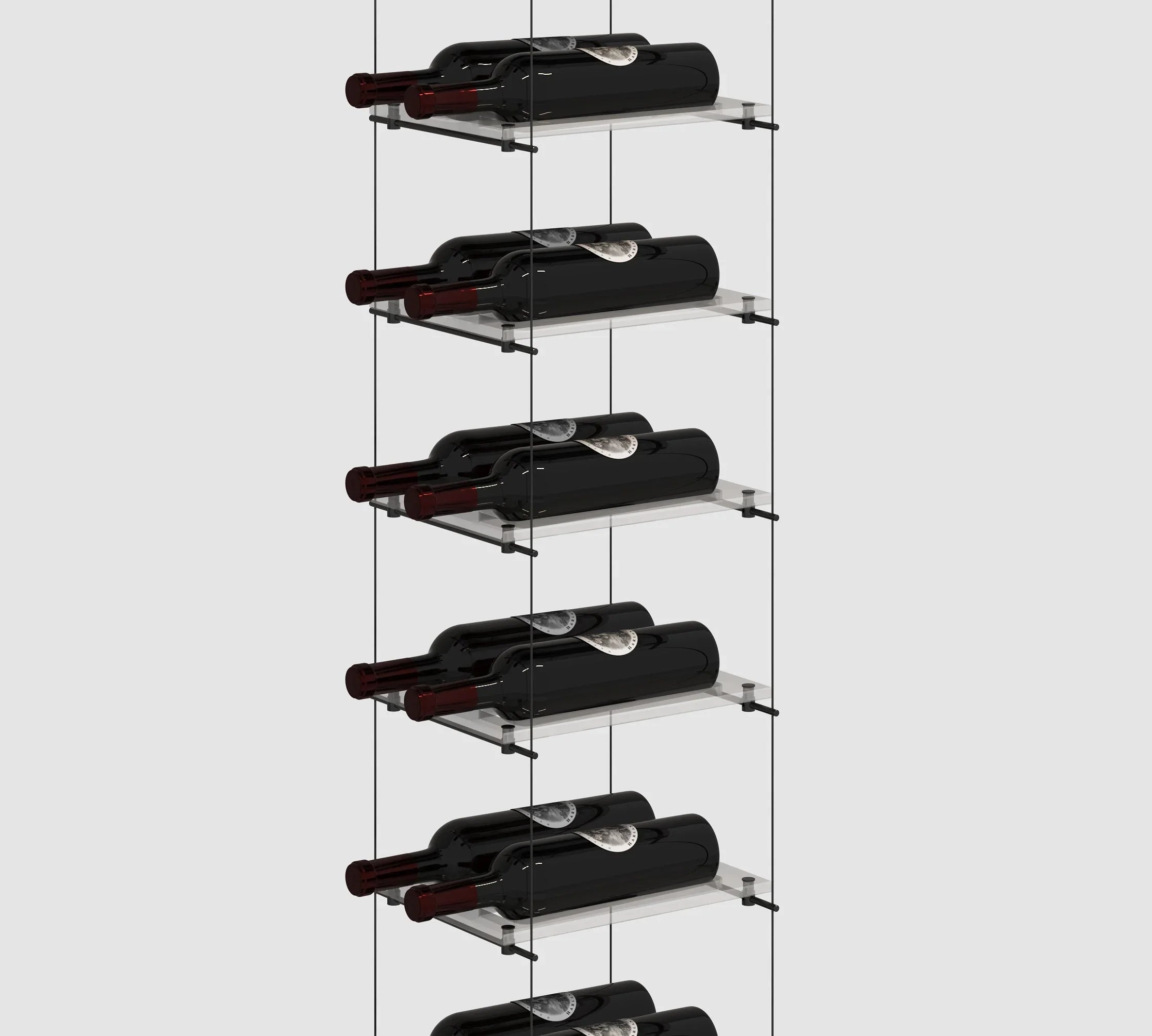 Lumina Cable Wine - Black Single / 6'-Single / 6'6"-Single / 7'-Single / 7'6"-Single / 8' Genuwine Cellars Reserve
