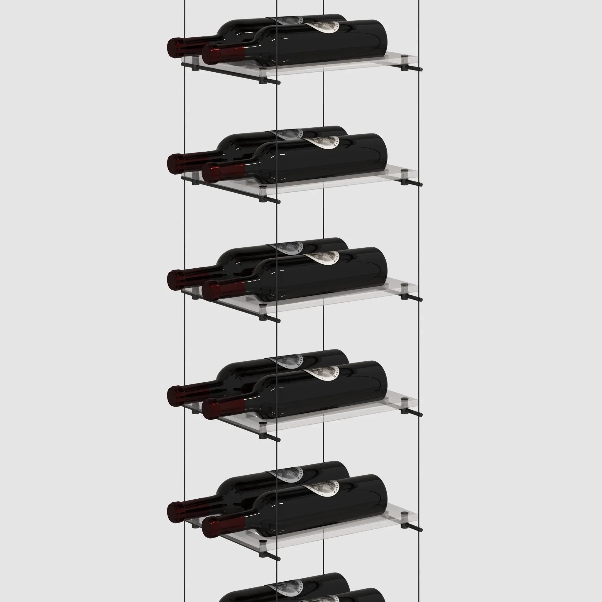 Lumina Cable Wine - Black Single / 6'-Single / 6'6"-Single / 7'-Single / 7'6"-Single / 8' Genuwine Cellars Reserve