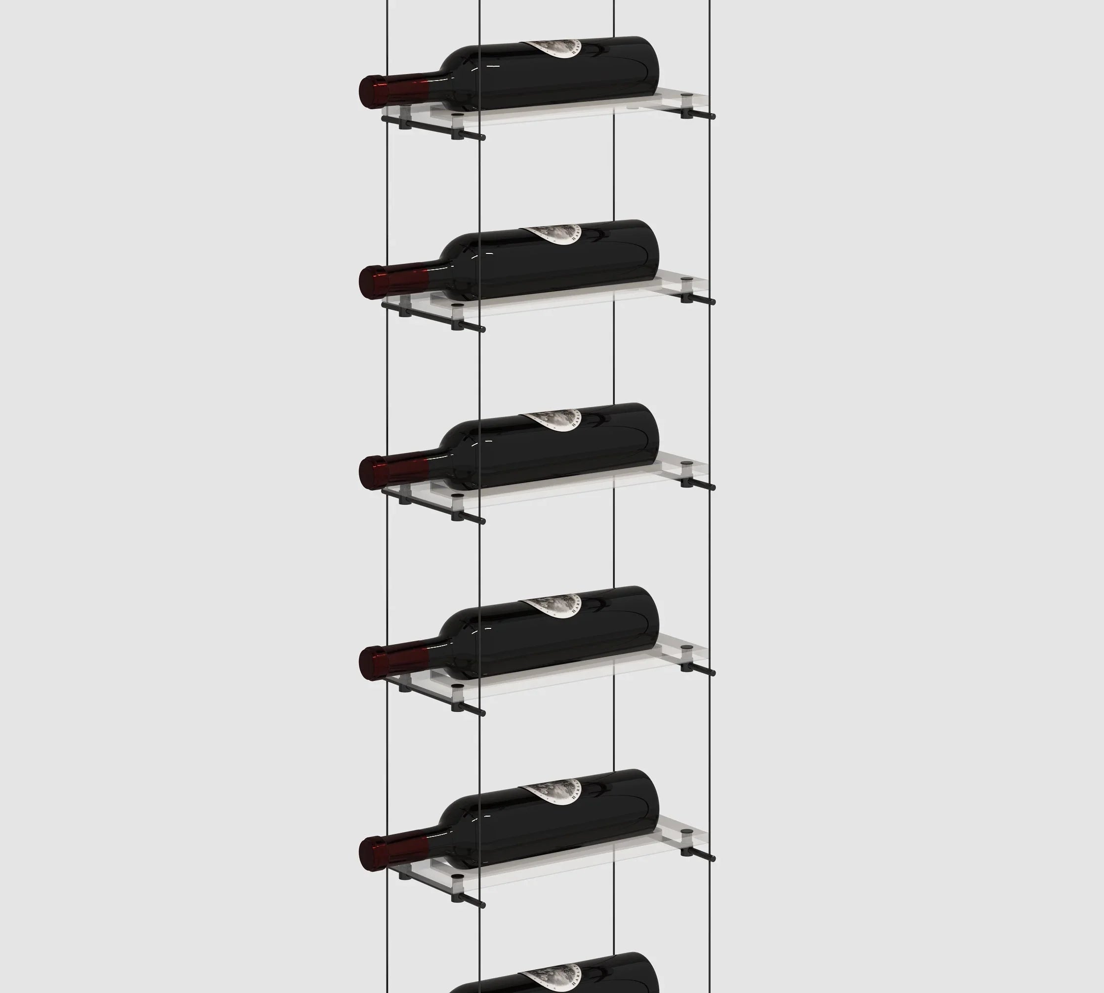Lumina Cable Wine - Black Single / 6'-Single / 6'6"-Single / 7'-Single / 7'6"-Single / 8' Genuwine Cellars Reserve