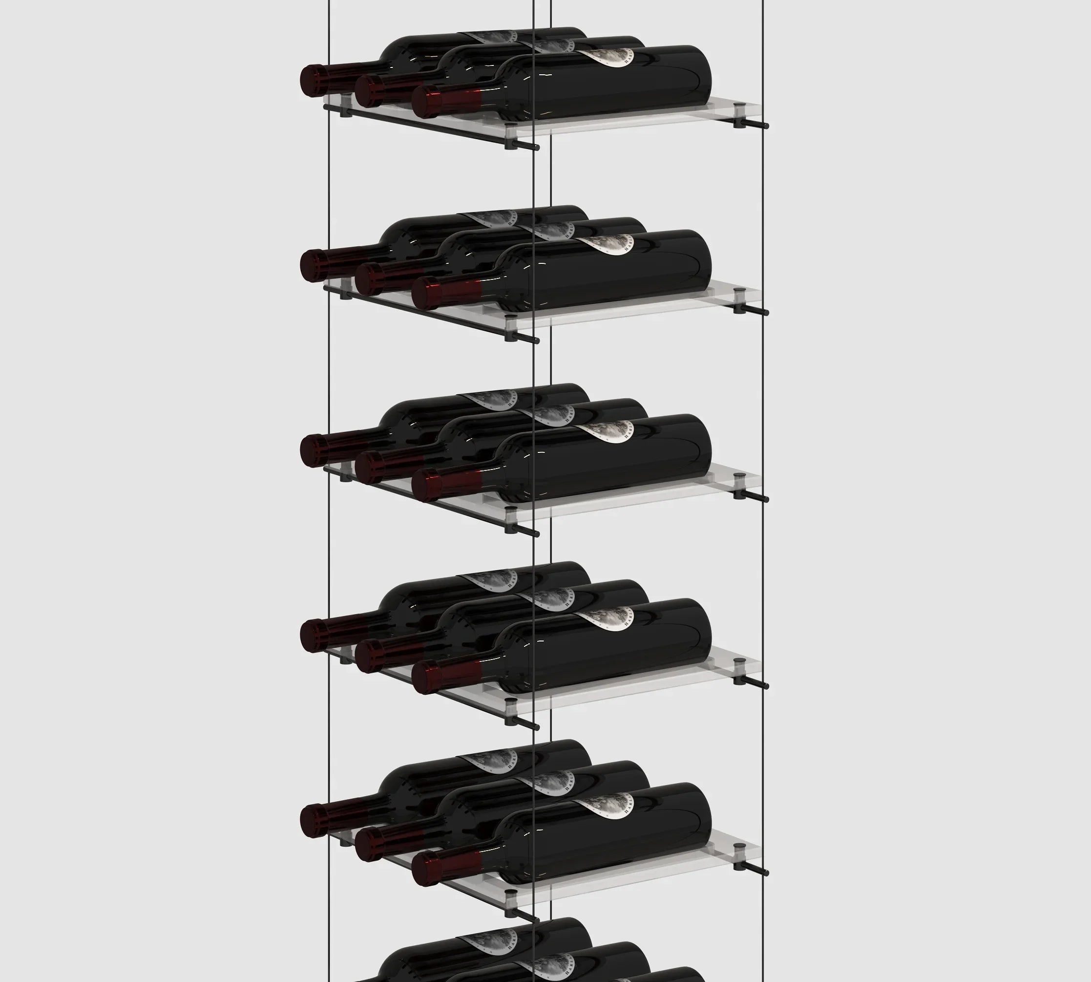 Lumina Cable Wine - Black Single / 6'-Single / 6'6"-Single / 7'-Single / 7'6"-Single / 8' Genuwine Cellars Reserve