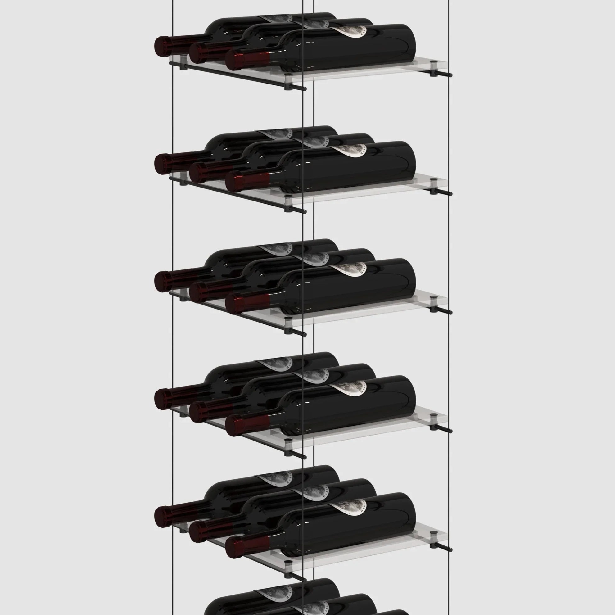 Lumina Cable Wine - Black 6' / Single-6' / Double-6' / Triple-6'6" / Single-6'6" / Double Genuwine Cellars Reserve