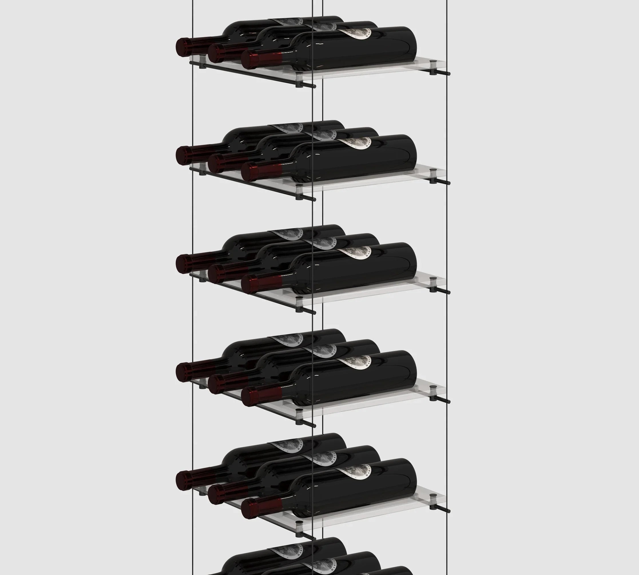 Lumina Cable Wine - Black Single / 6'-Single / 6'6"-Single / 7'-Single / 7'6"-Single / 8' Genuwine Cellars Reserve