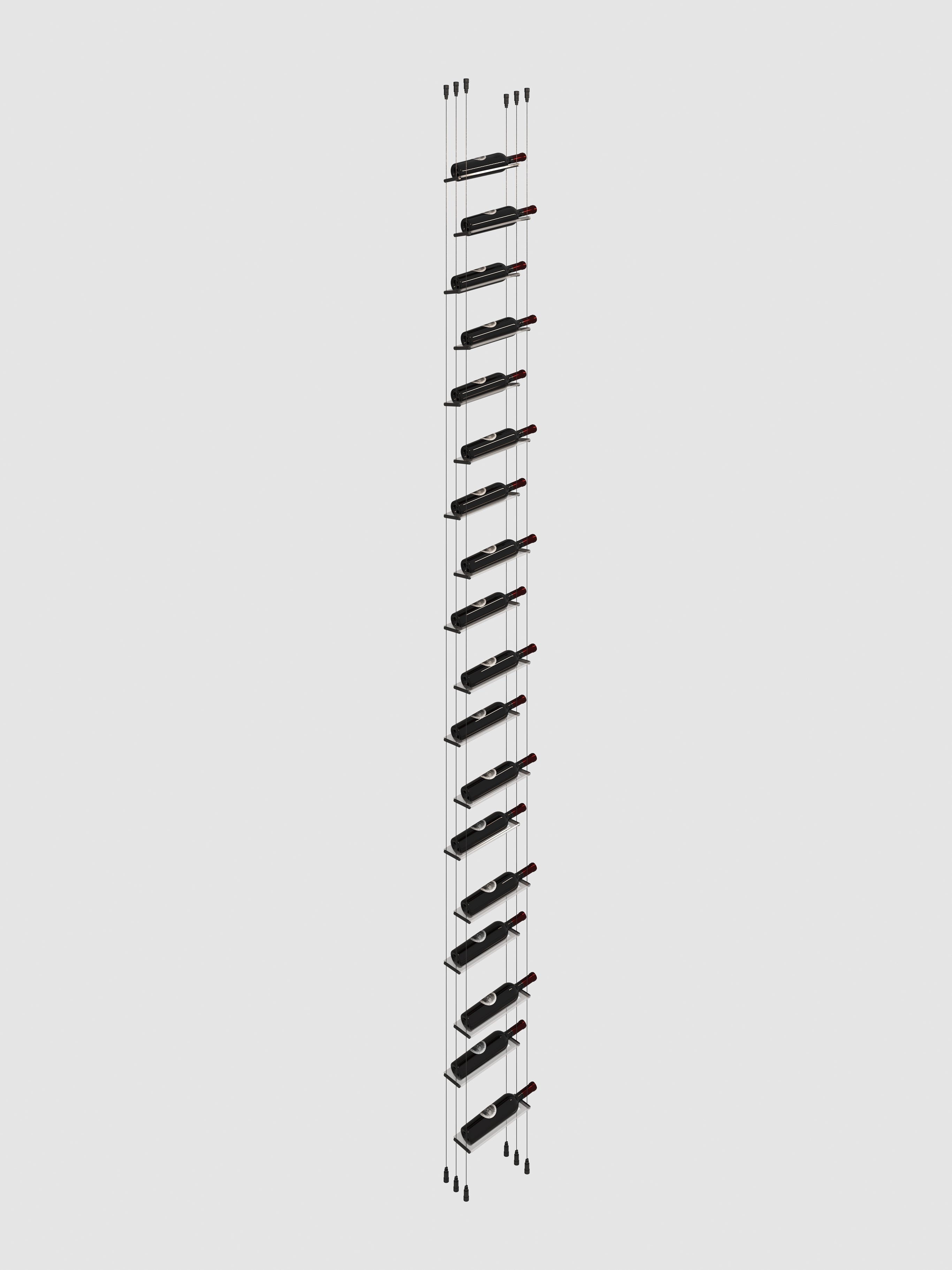 Lumina Cable Wine Display - Black