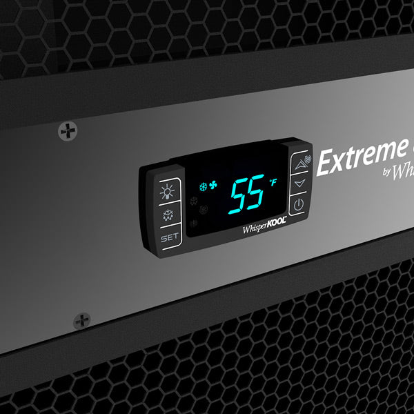 WHISPERKOOL Extreme 8000ti - panel control view