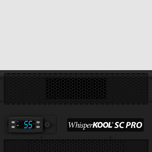 WHISPERKOOL SC PRO 3000 control panel