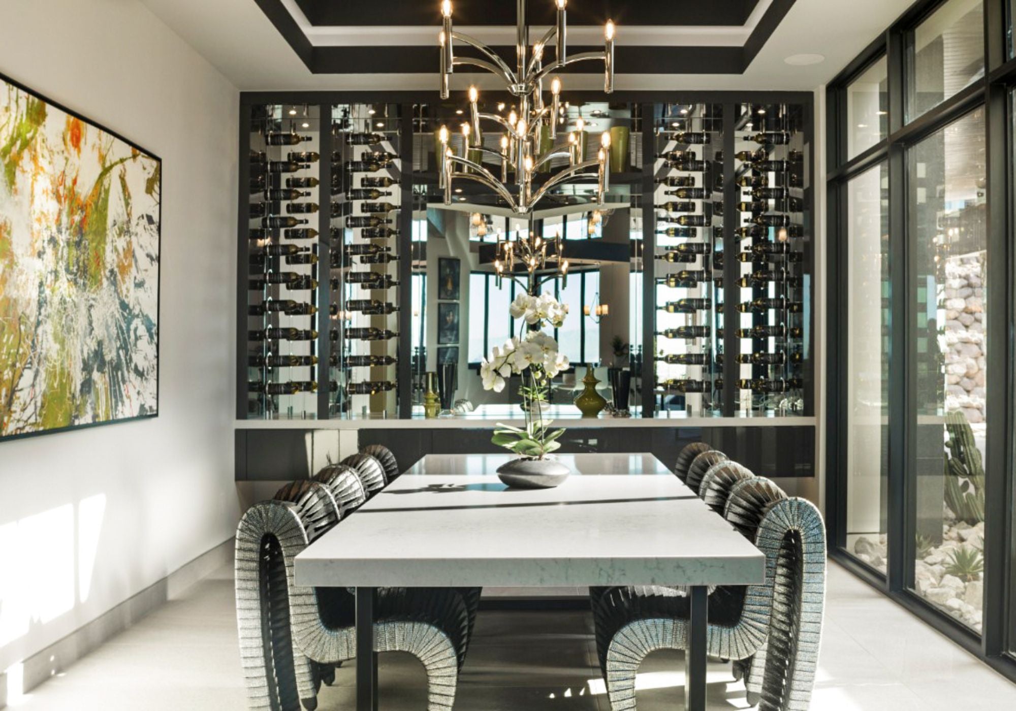 floating metal wine racks - Genuwine Cellars Reserve