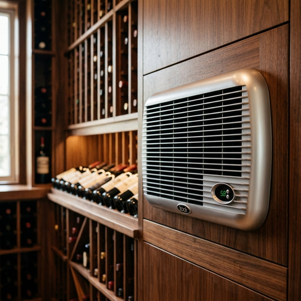 KoolR Magnum Through-Wall Wine Cellar Cooling Unit Genuwine Cellars Reserve