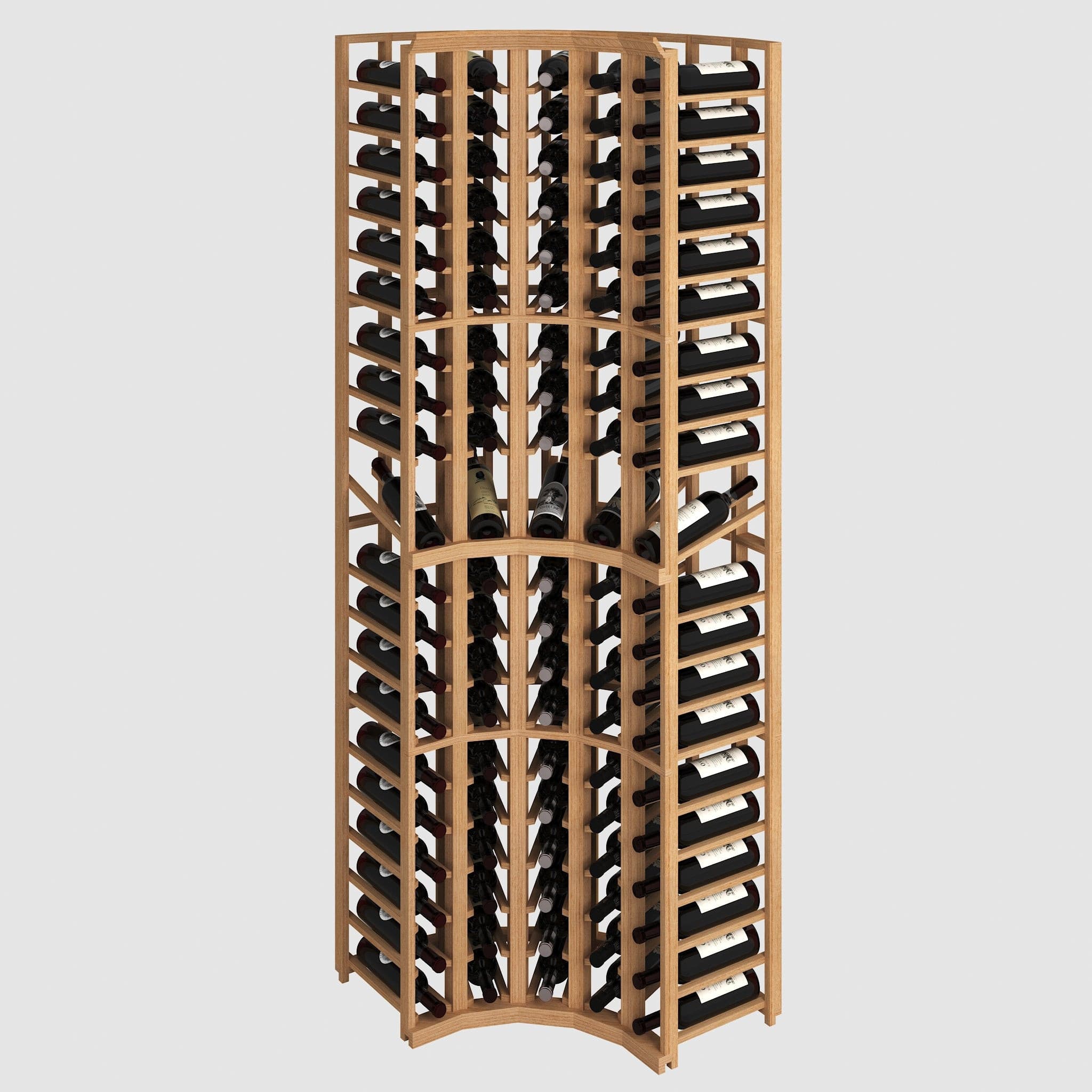Elite Kit Rack Curved-Corner Modular Wine Rack - Genuwine Cellars Reserve