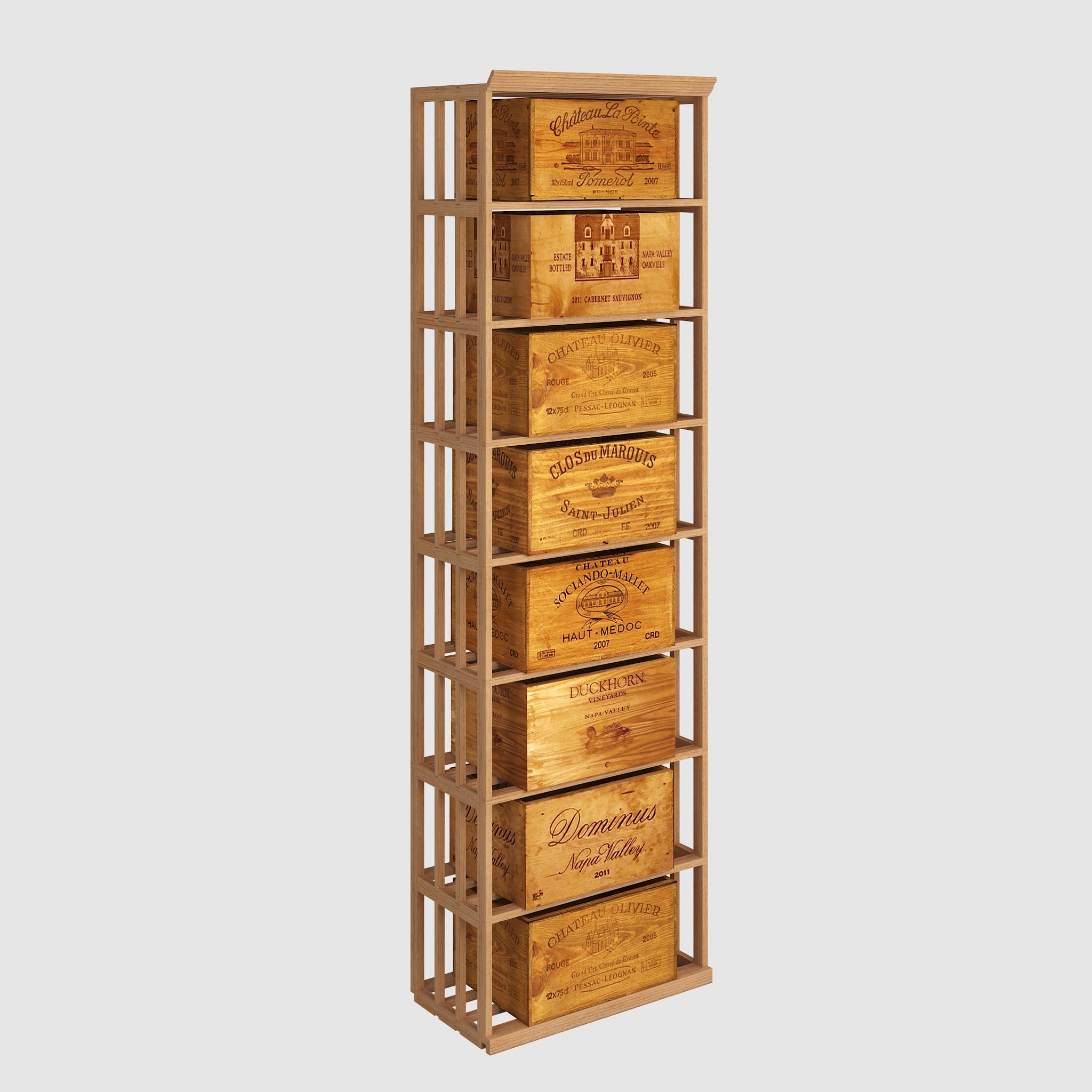 Elite Kit Rack Case Storage Column - Genuwine Cellars Reserve