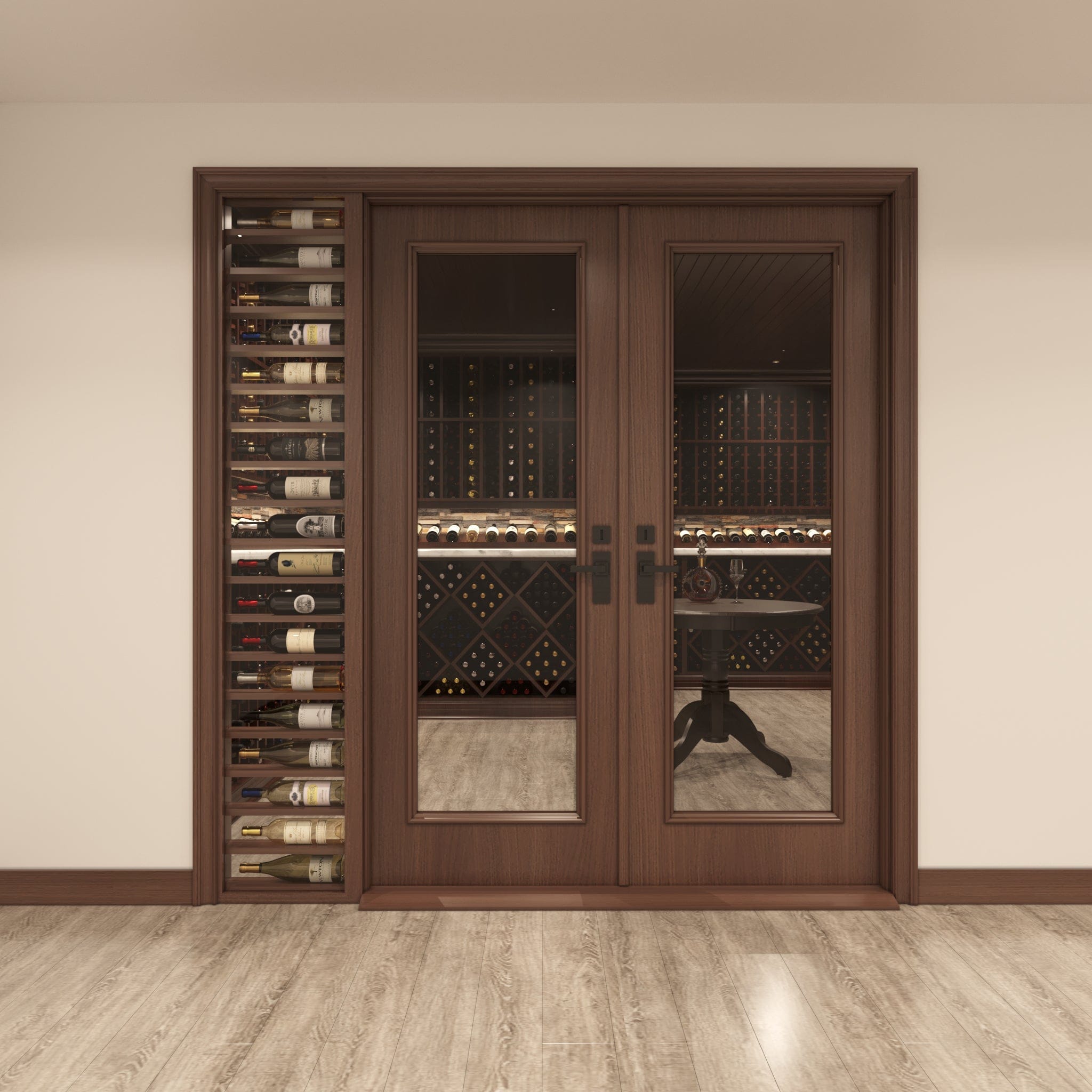 glass door for wine cellar 