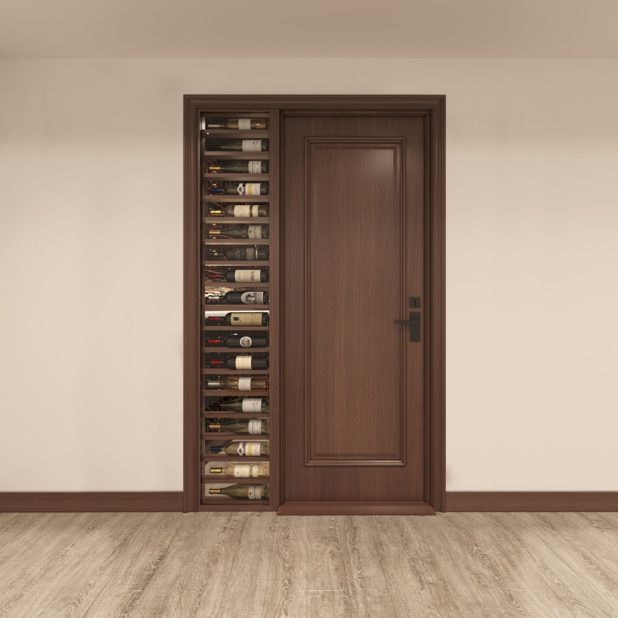 Panel Door, 1 Sidelight w/ Horizontal Display