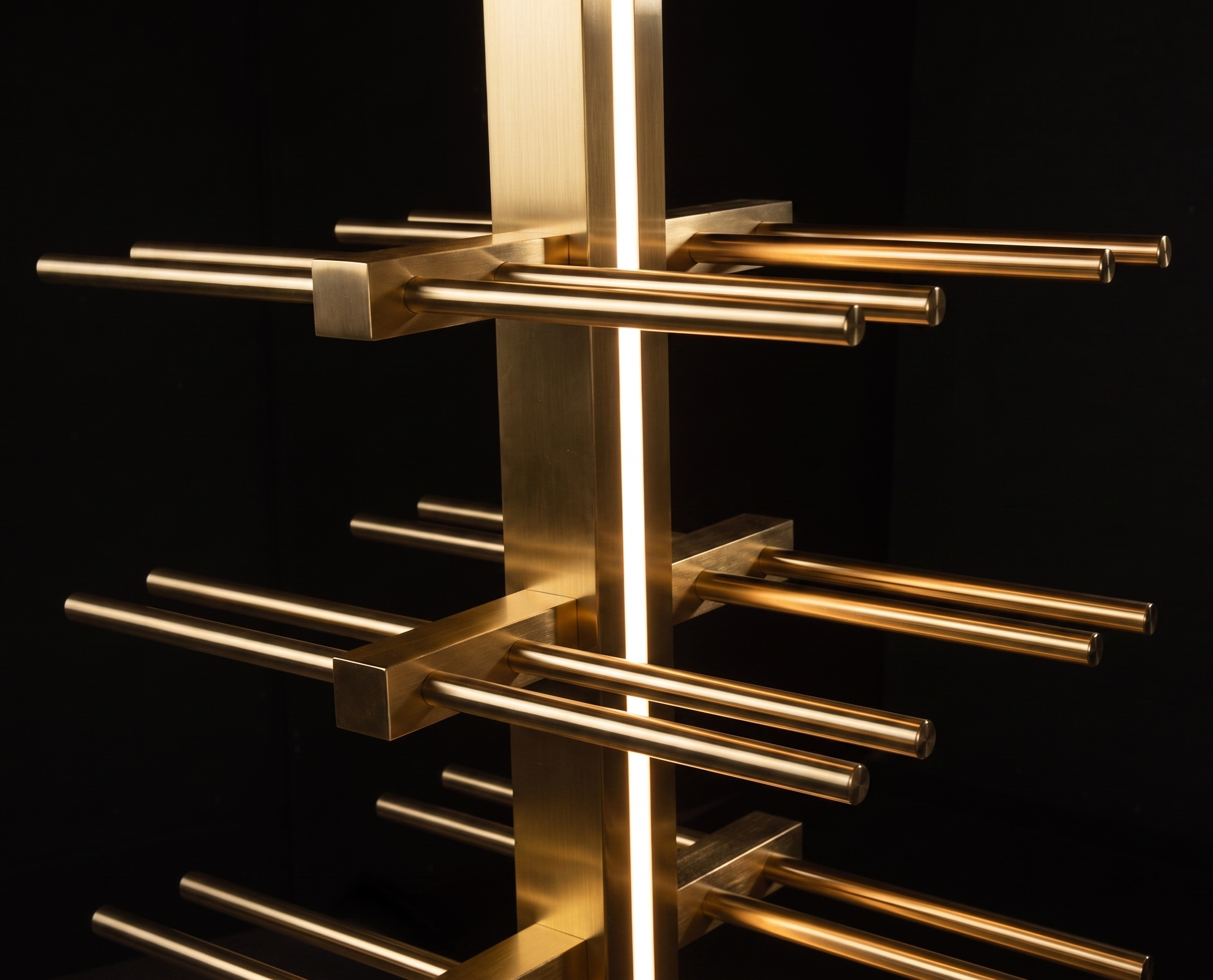 Gold Accent Wine Storage: Luxury Design Trends