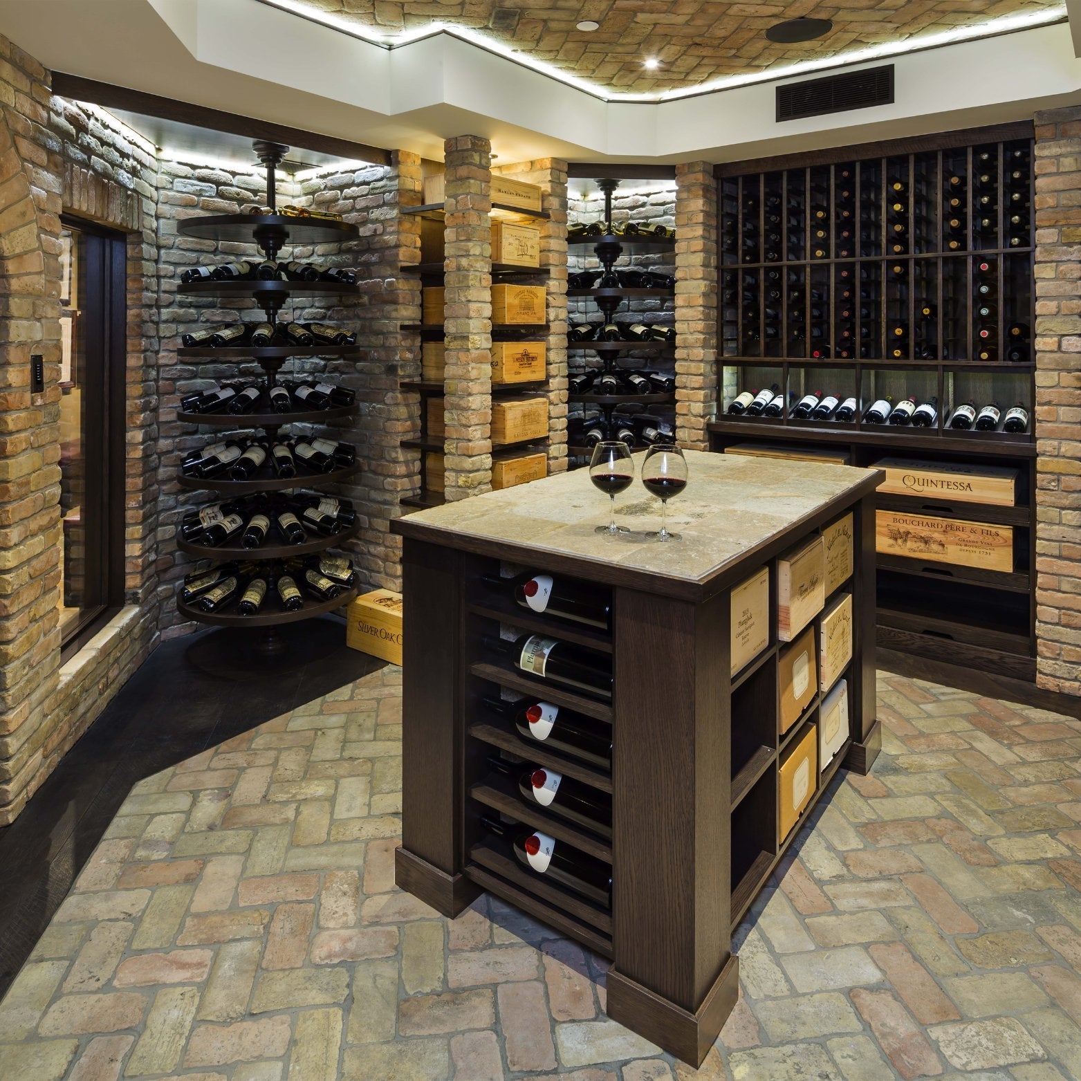 Traditional Wine Cellar - Wine Cellar Cooling Units by Genuwine Cellars