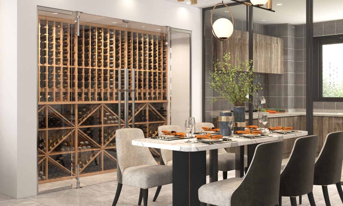 Wine Rack Systems Small EKR Modular Wine Rack Systems - Wood Wine Racks