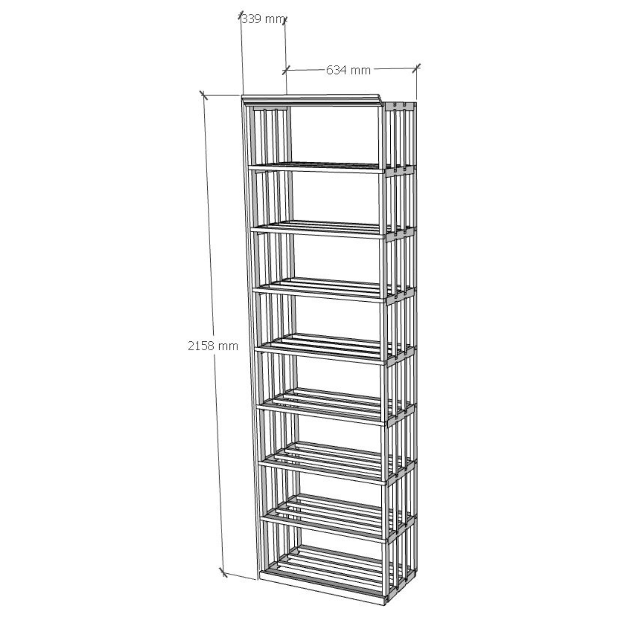 Elite Kit Rack Case Storage Column