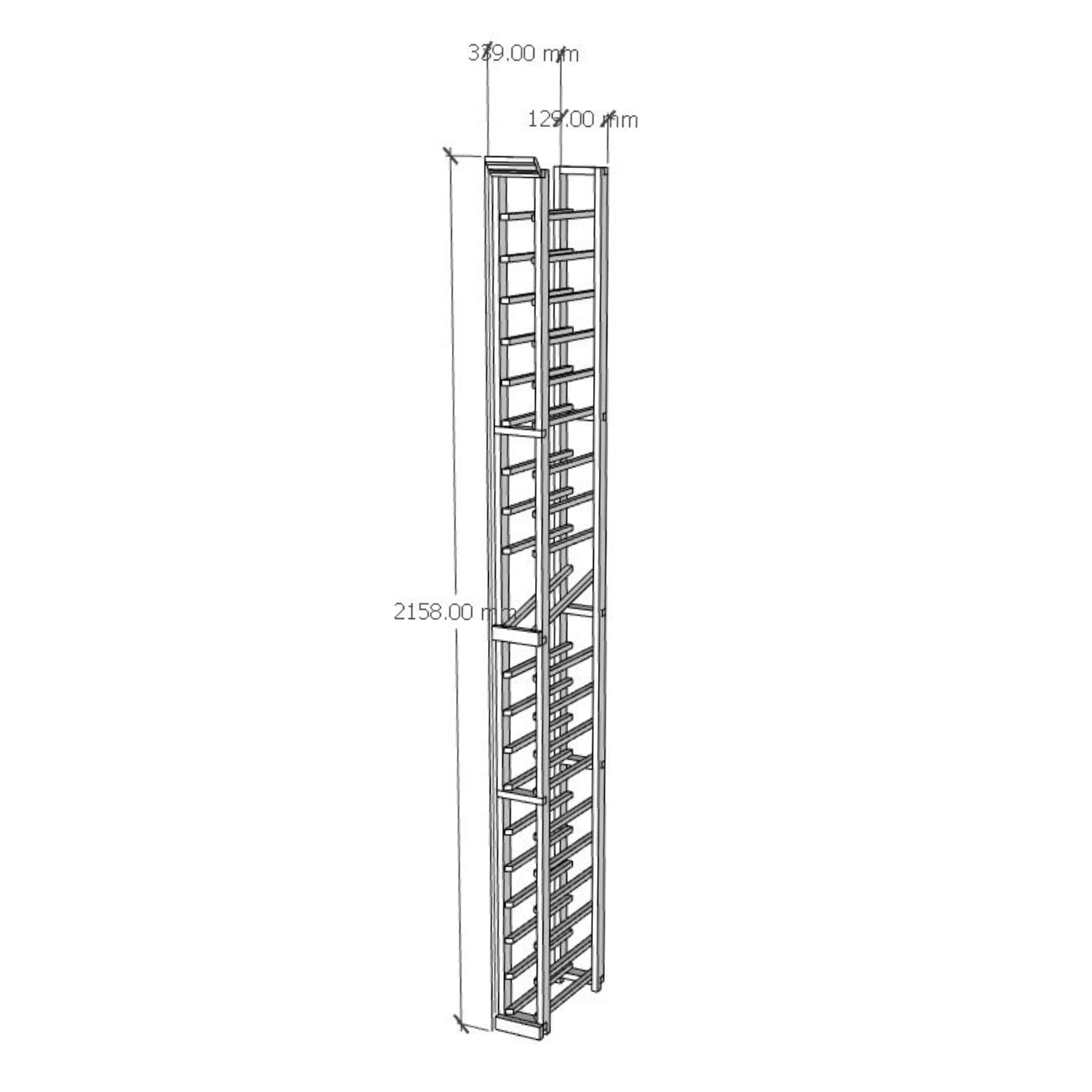 natural wood wine rack - Genuwine Cellars Reserve