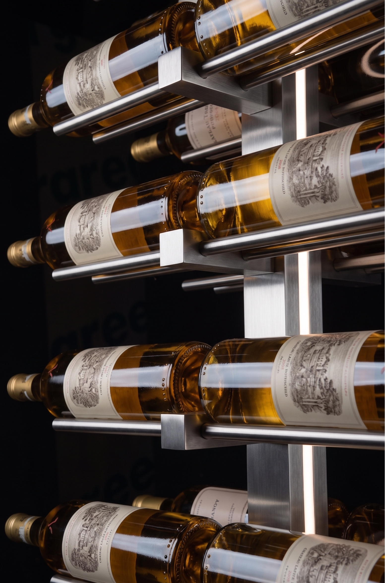 The Echelon Collection - Silver  6' / Single / Single-6' / Single / Double-6' / Single / Triple-6' / Double / Single-6' / Double / Double  Genuwine Cellars Reserve