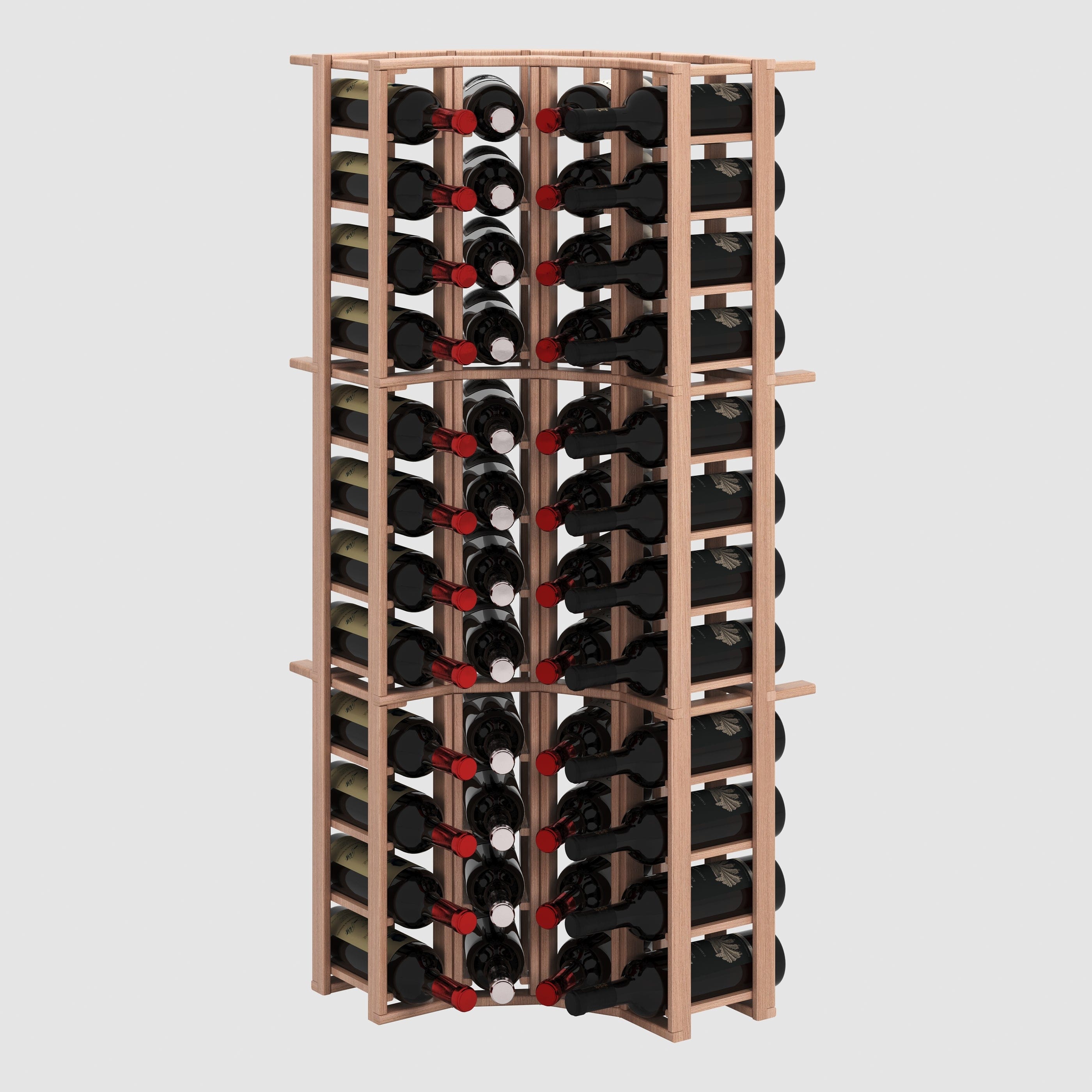 curved corner wooden wine rack - Genuwine Cellars Reserve