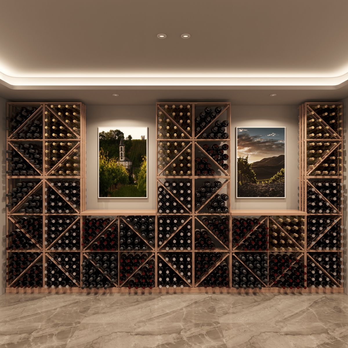 wall mounted wine racks design - Genuwine Cellars Reserve