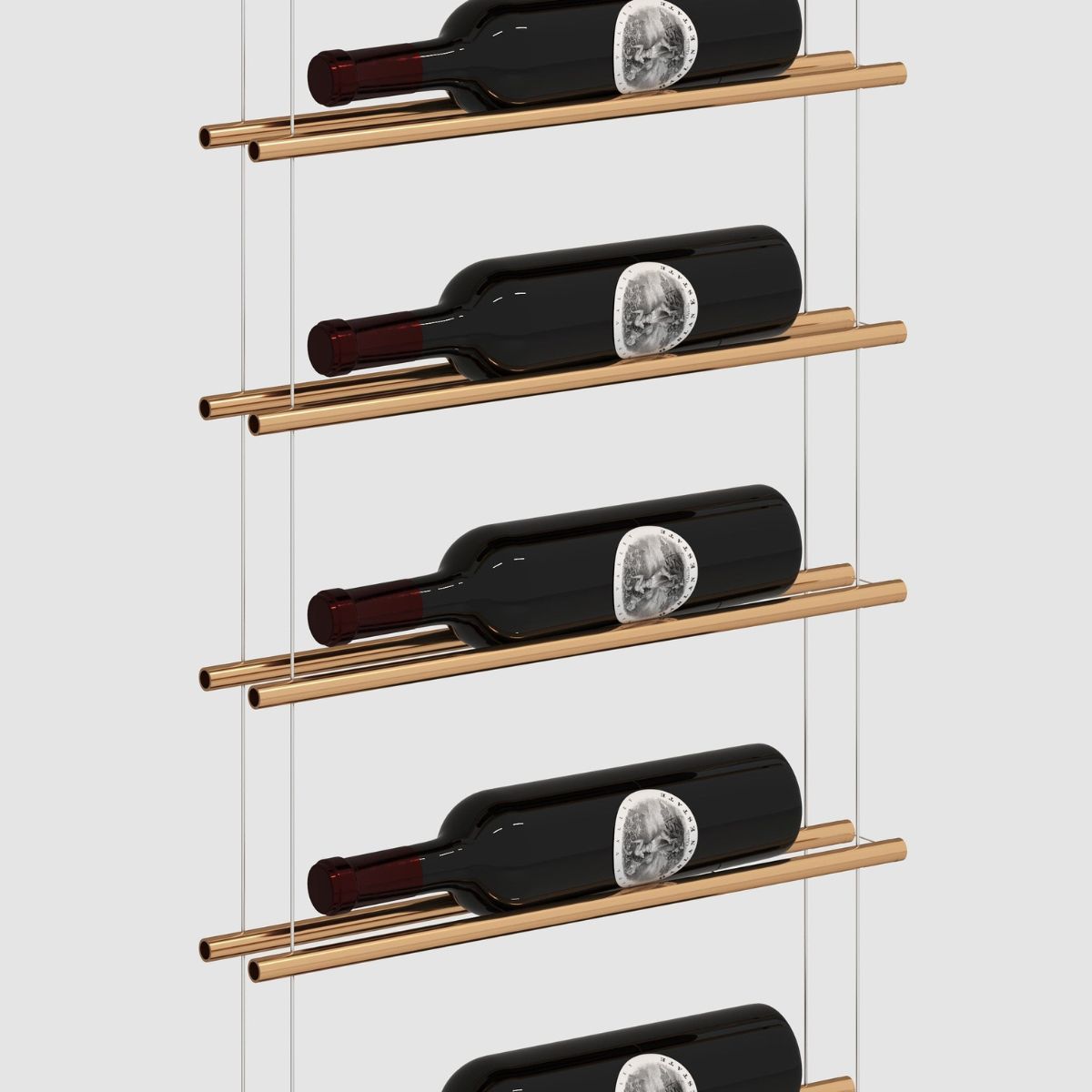 Gold Label Line Cable wine racks - Genuwine Cellars Reserve