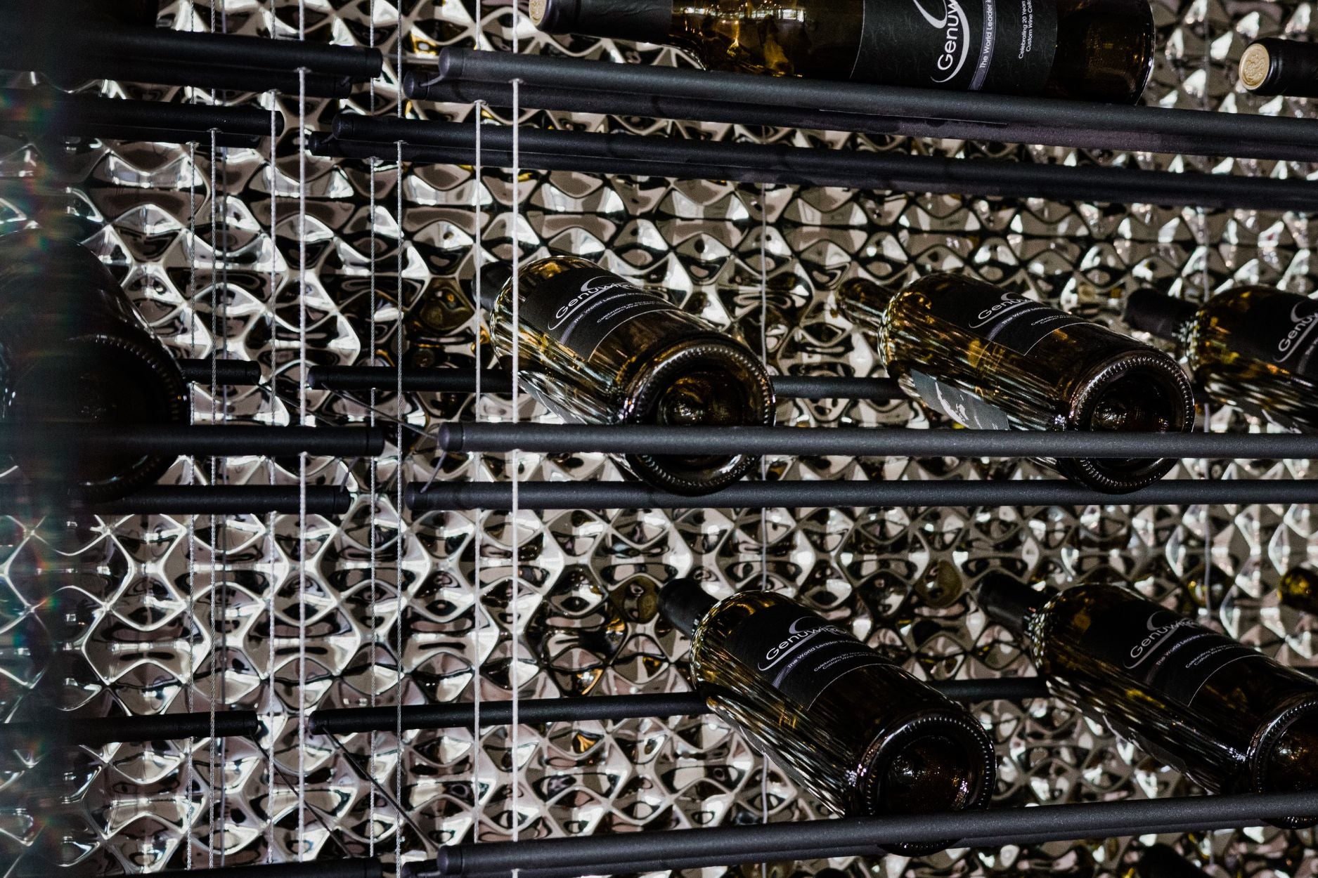 black wine rack - Genuwine Cellars Reserve wine cellar