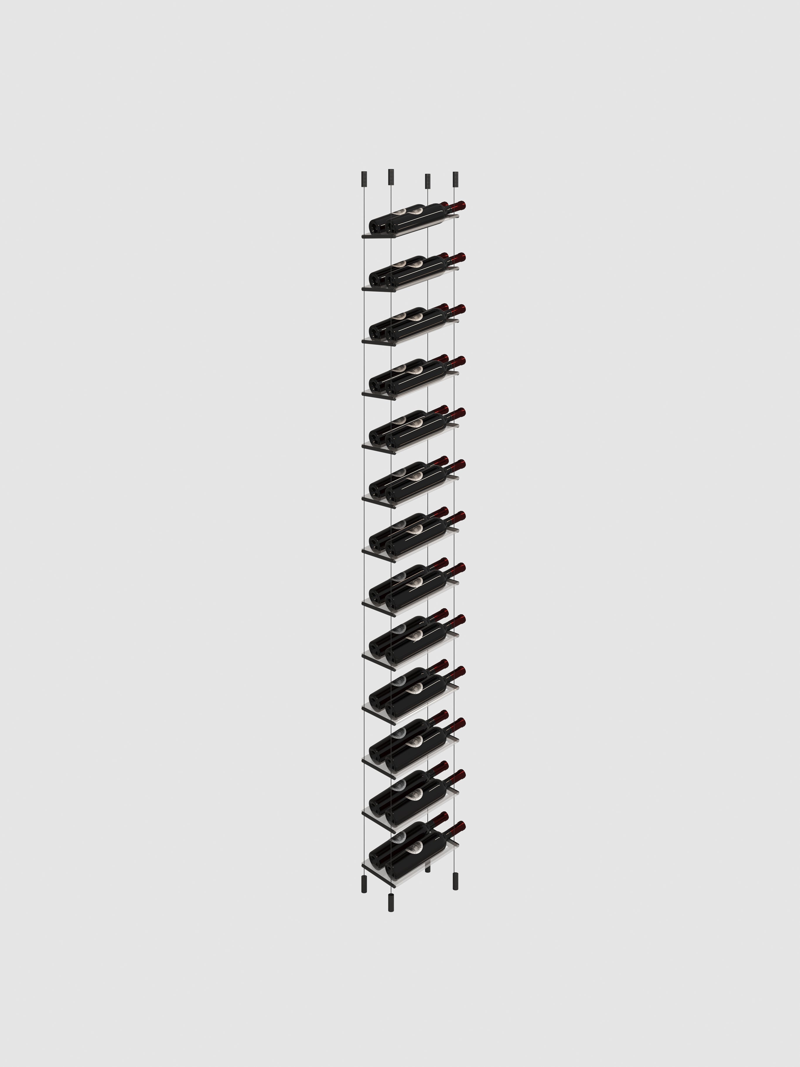 Lumina Cable Wine Display - Black