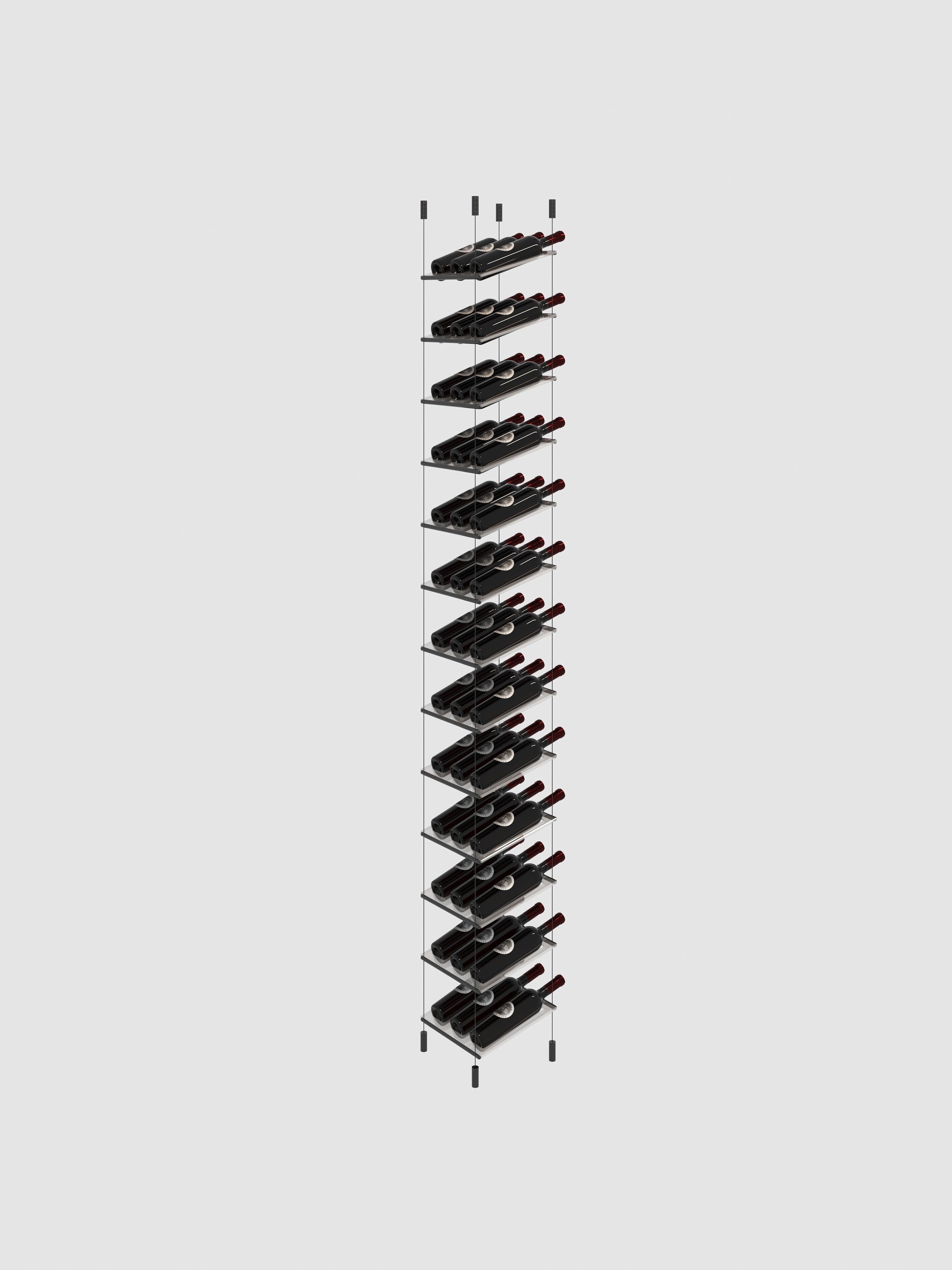 Lumina Cable Wine Display - Black