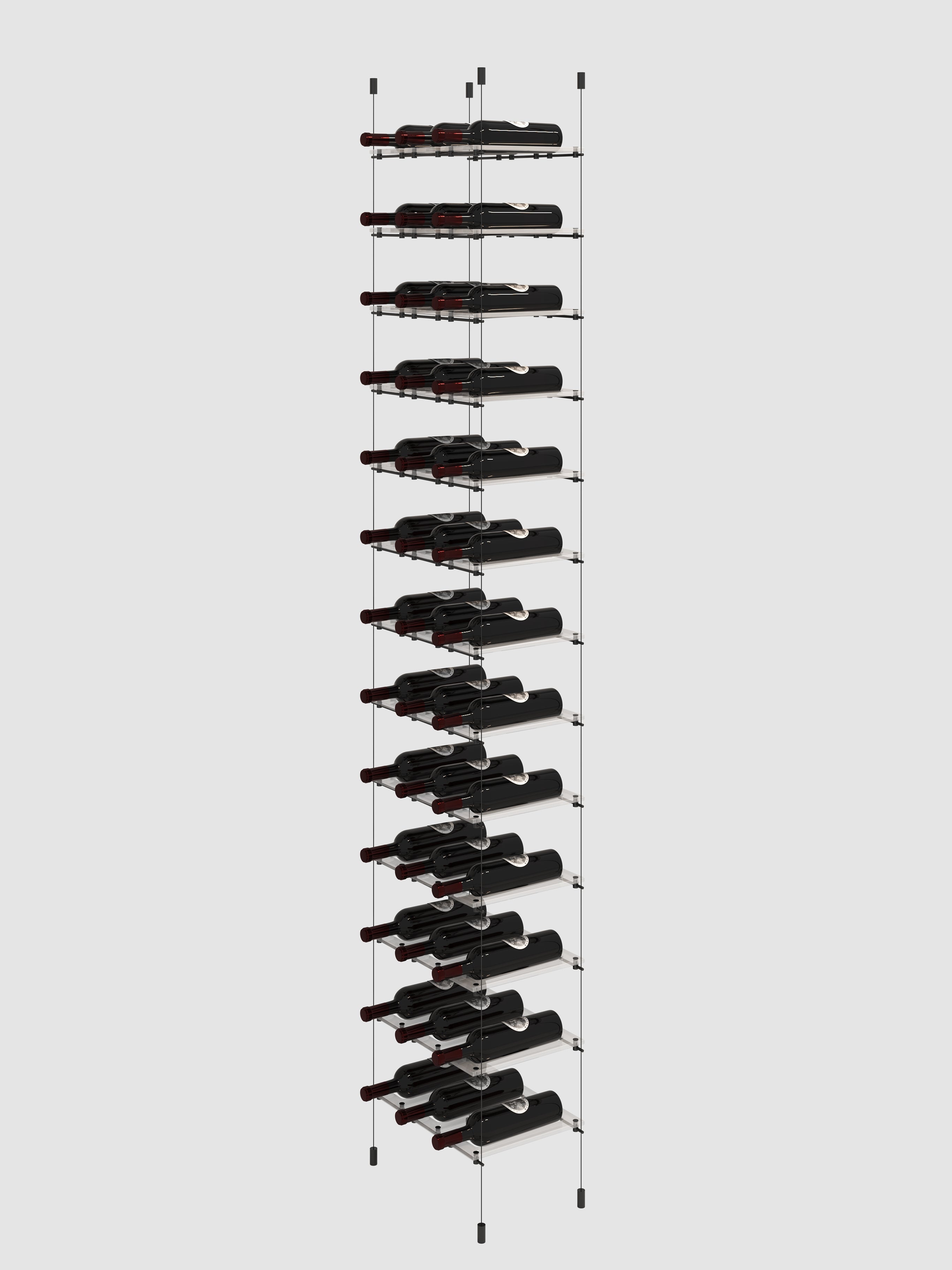 Lumina Cable Wine Display - Black