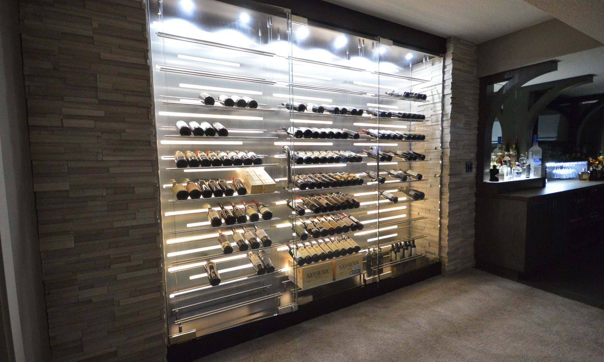 wine cellar cabinet  - Genuwine Cellars Reserve