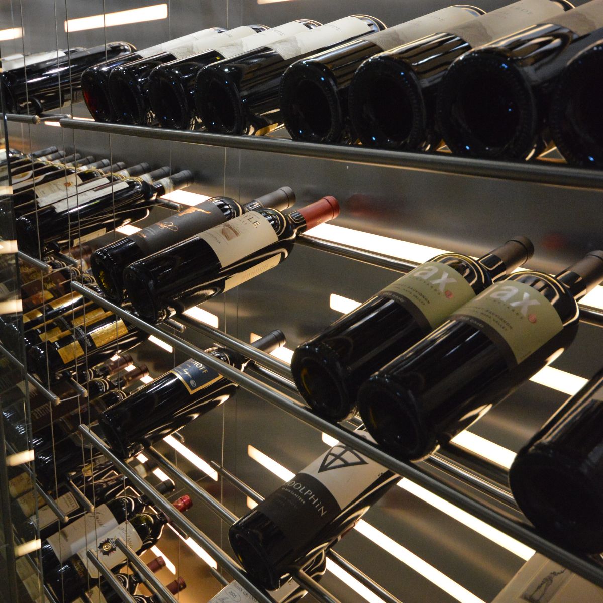 metal wine racks for wine cellar - Genuwine Cellars