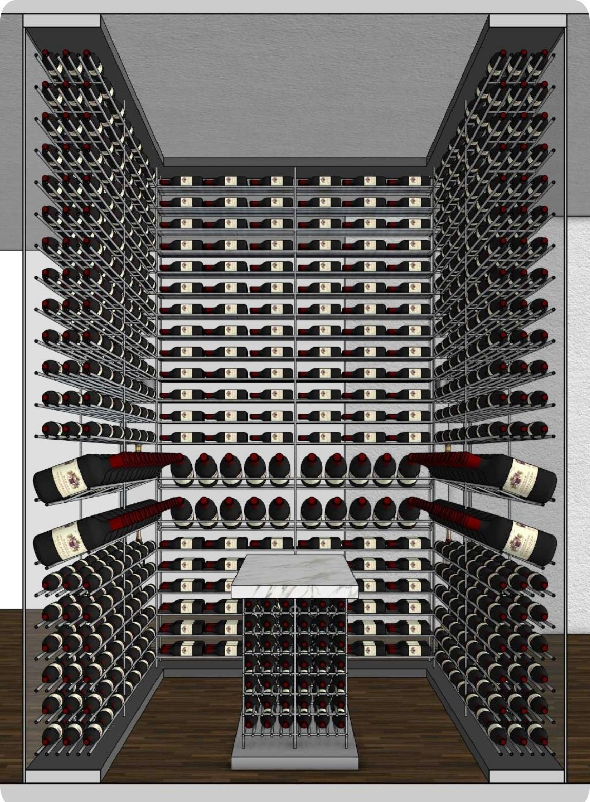 custom wine room designs - Genuwine Cellars Reserve