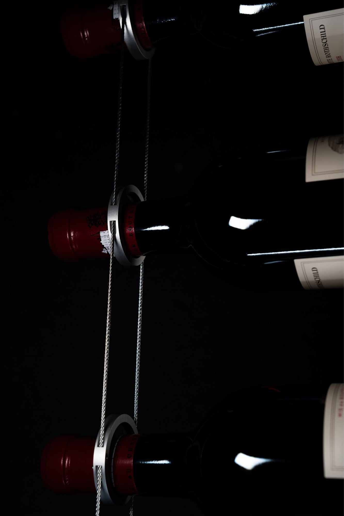 modern metal wine racks
