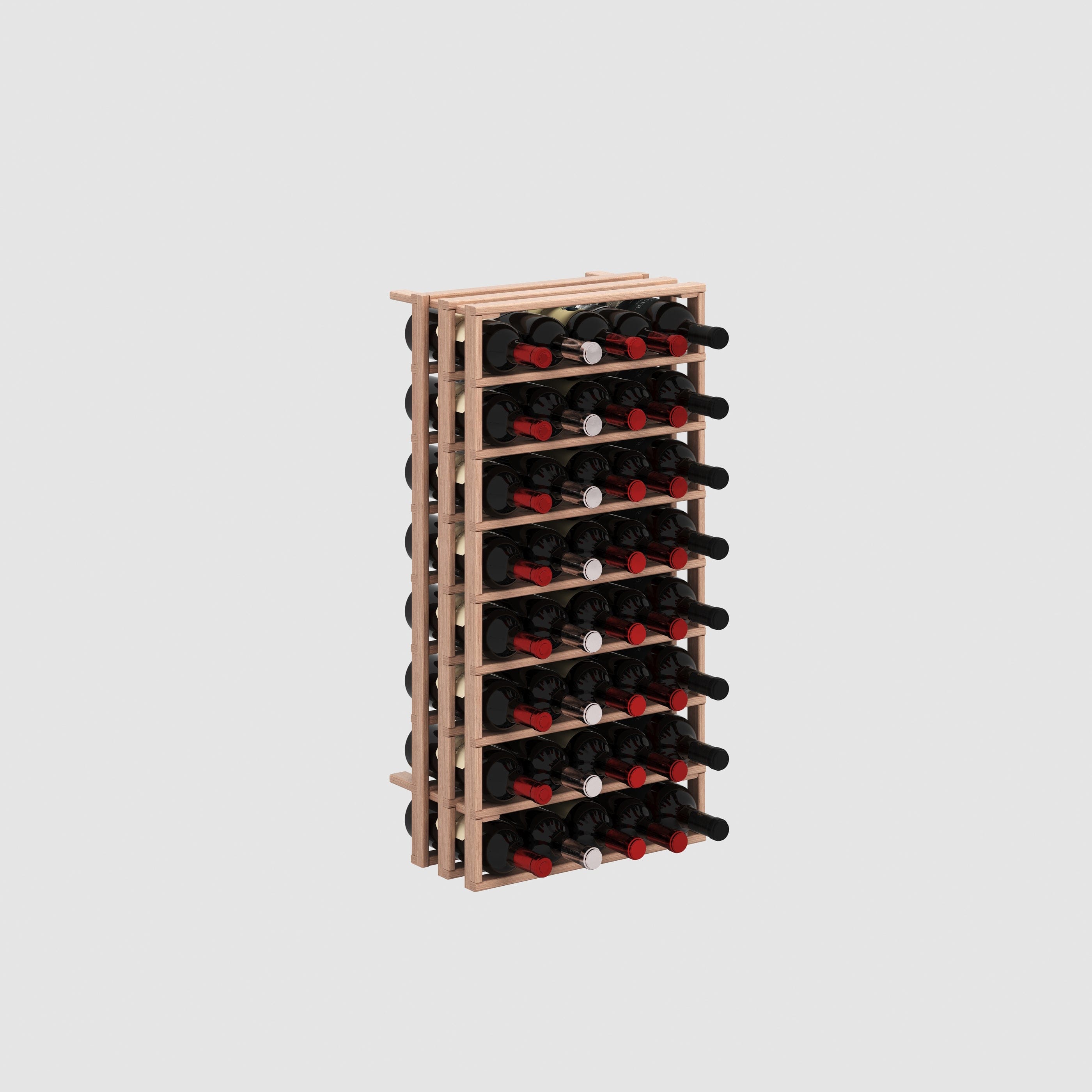 burgundy wine rack made from mahogany - Genuwine Cellars Shop