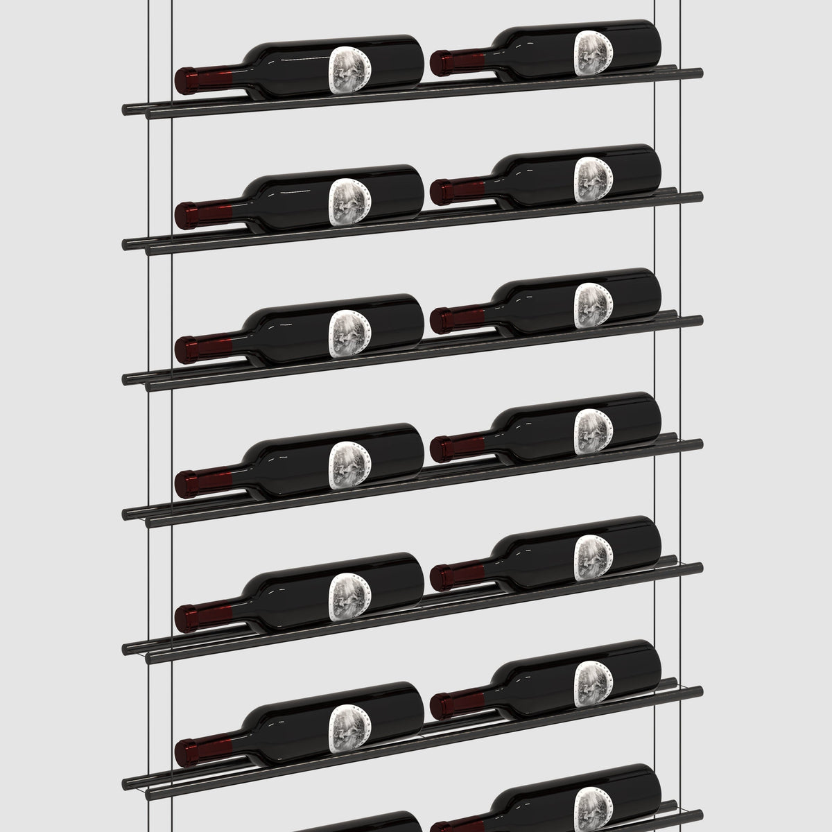 Label Line - Cable Wine Racks - Genuwine Cellars Reserve